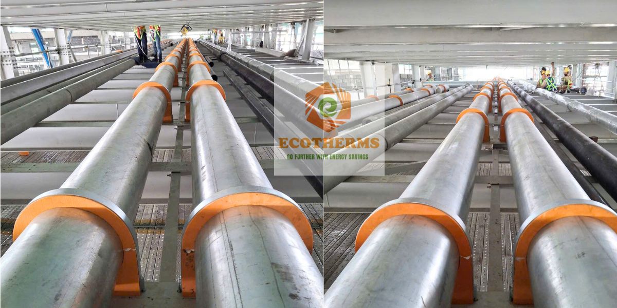 Vì sao Gối đỡ Foam được lựa chọn cho hệ thống đường ống làm lạnh Chiller