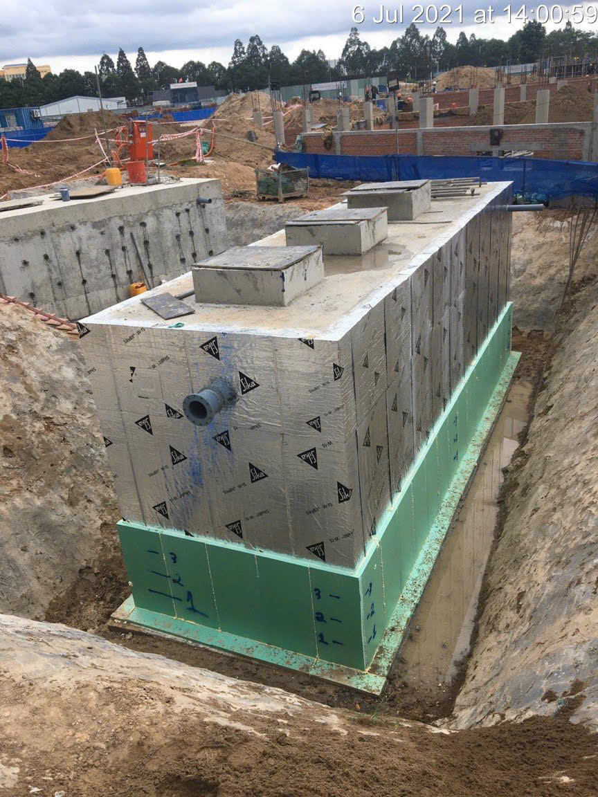 Bảo vệ lớp chống thấm bằng Tấm Cách Nhiệt XPS Foam