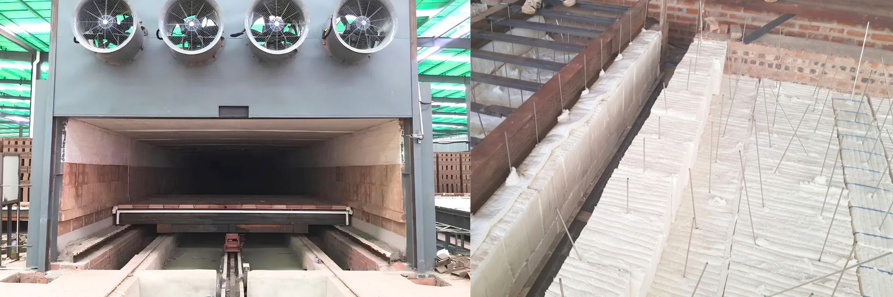 bông gốm ceramic cách nhiệt lò gạch tuynel