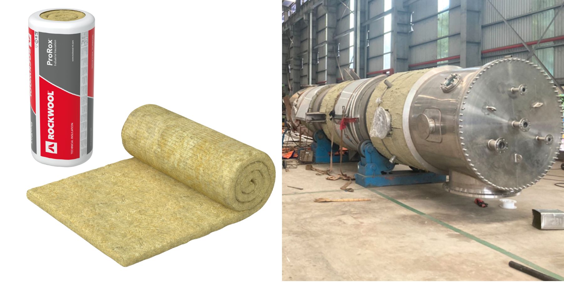 BÔNG KHOÁNG ROCKWOOL CUỘN TRƠN PROROX BL
