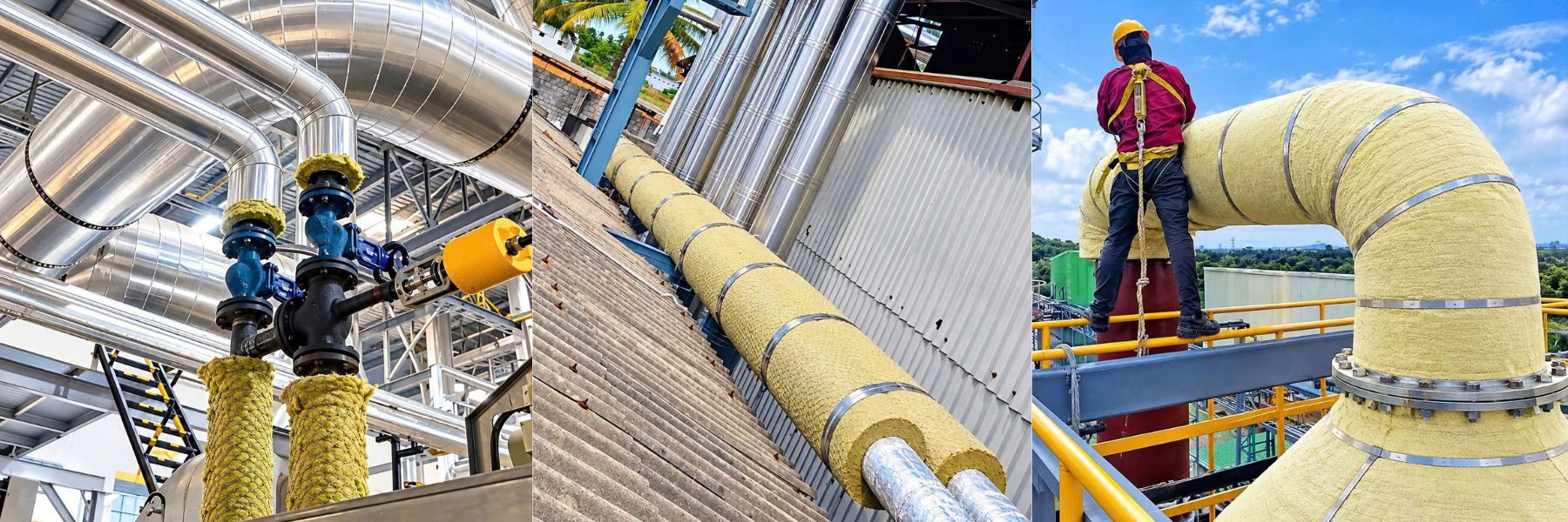 thi công bảo ôn cách nhiệt bằng ROCKWOOL