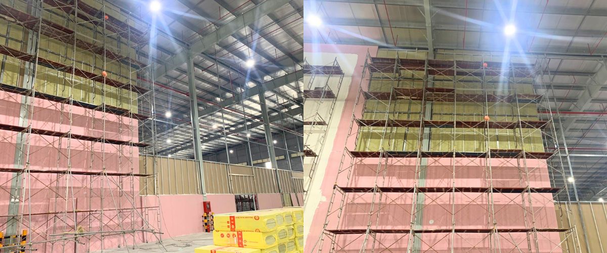 Quy Trình Thi Công Hệ Vách Thạch Cao Cách Âm và Chống Cháy