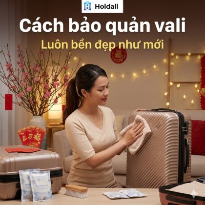 Cách bảo quản vali sau chuyến đi Tết để luôn bền đẹp như mới