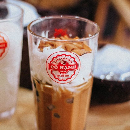 Cafe cốt dừa Hải Phòng - Món đặc sản mang hương vị khó quên