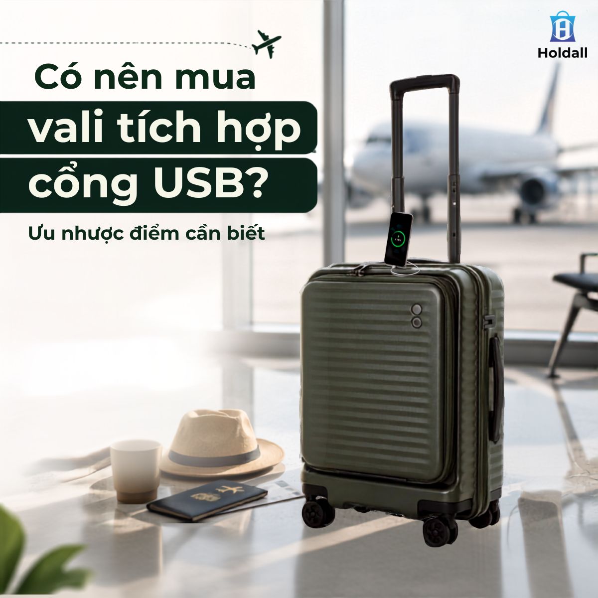 Có nên mua vali tích hợp cổng USB? Ưu nhược điểm cần biết