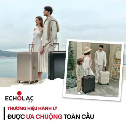 Tại sao vali thương hiệu Echolac Nhật Bản được ưa chuộng trên toàn cầu?