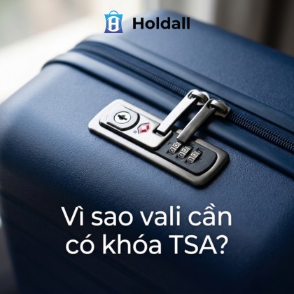 Tại sao vali cần có khóa TSA? Tấm thẻ bài an toàn cho mọi chuyến bay