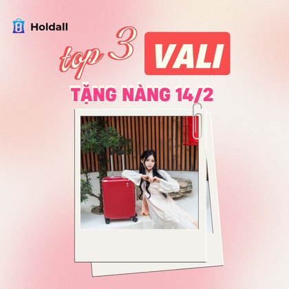 Top 3 mẫu vali tặng nàng 14/2 - Ngọt ngào và nữ tính