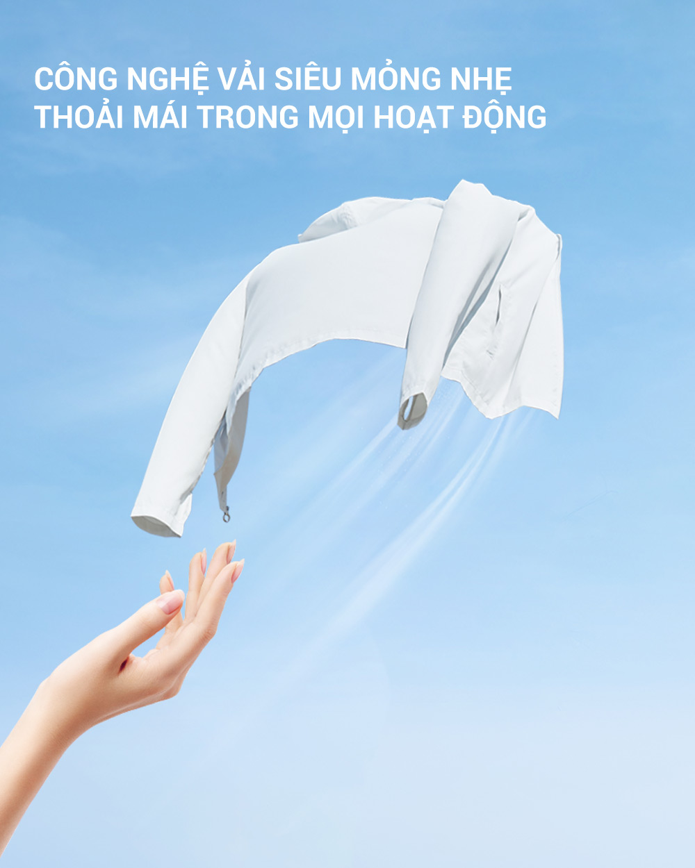 Áo khoác chống nắng nữ UV100 Suptex-Cool Slim-fit AA24528 giấu được nón