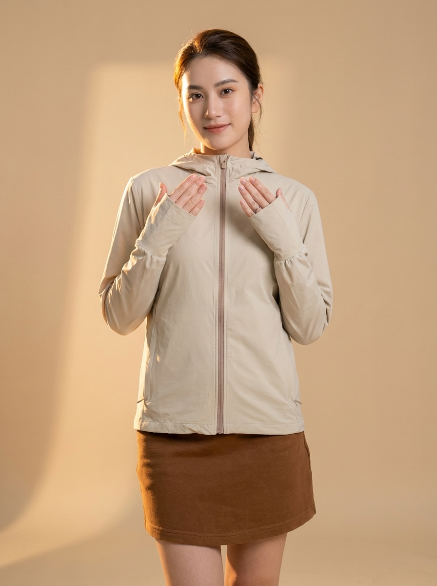 UPF100 | Áo Khoác Chống Nắng Nữ Anti-UV WJ25011