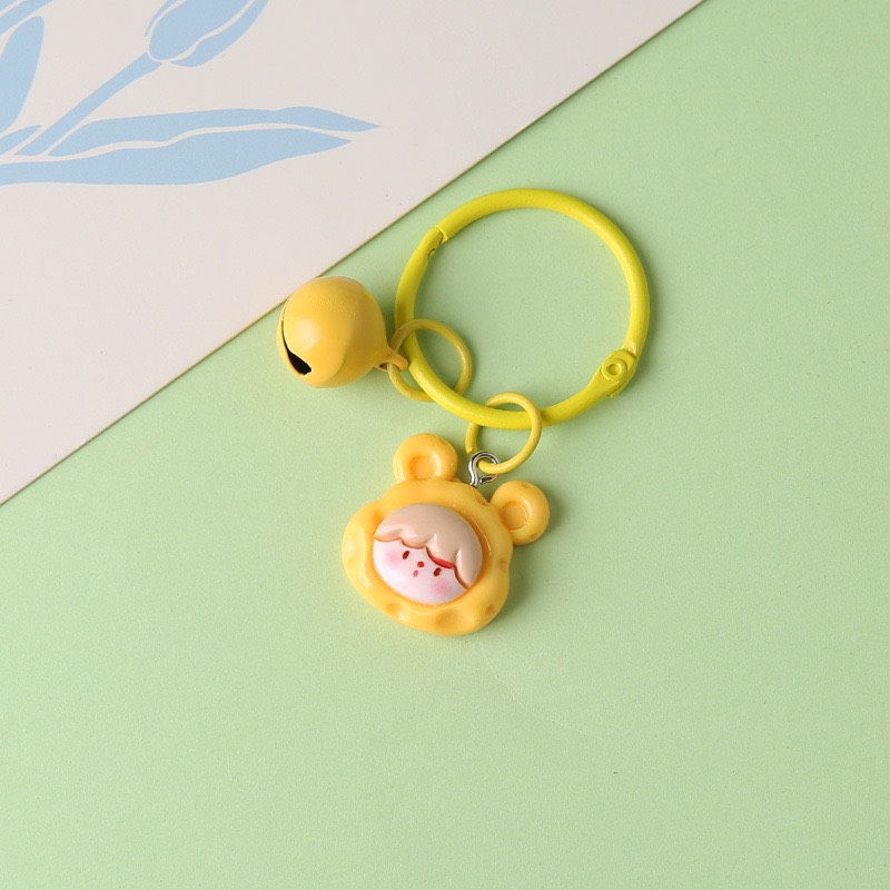 Móc khoá chuông bunny phô mai