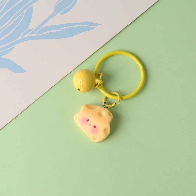 Móc khoá chuông bunny phô mai