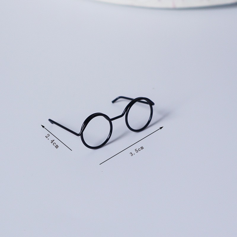 Mắt kính búp bê 2.4* 3.5cm