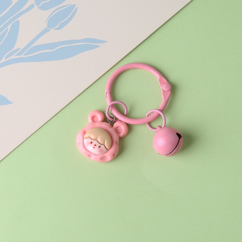 Móc khoá chuông bunny phô mai