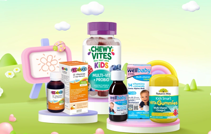 Top 10 vitamin tổng hợp cho bé tốt nhất hiện nay