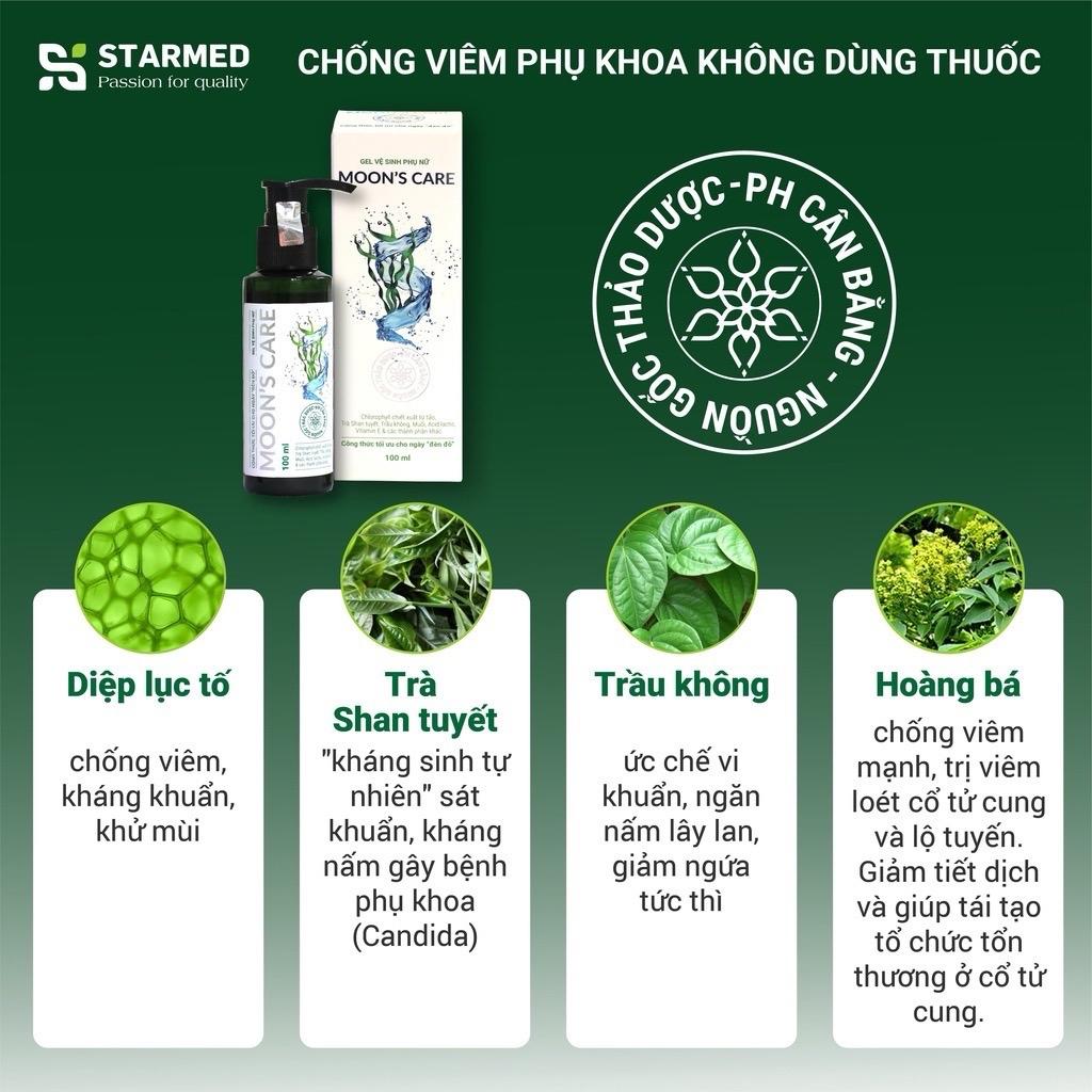 GEL VỆ SINH PHỤ NỮ MOONS CARE ( thể tích 100ml)