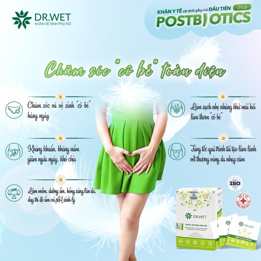 Khăn vệ sinh phụ nữ DWET ( Hộp 25 gói)