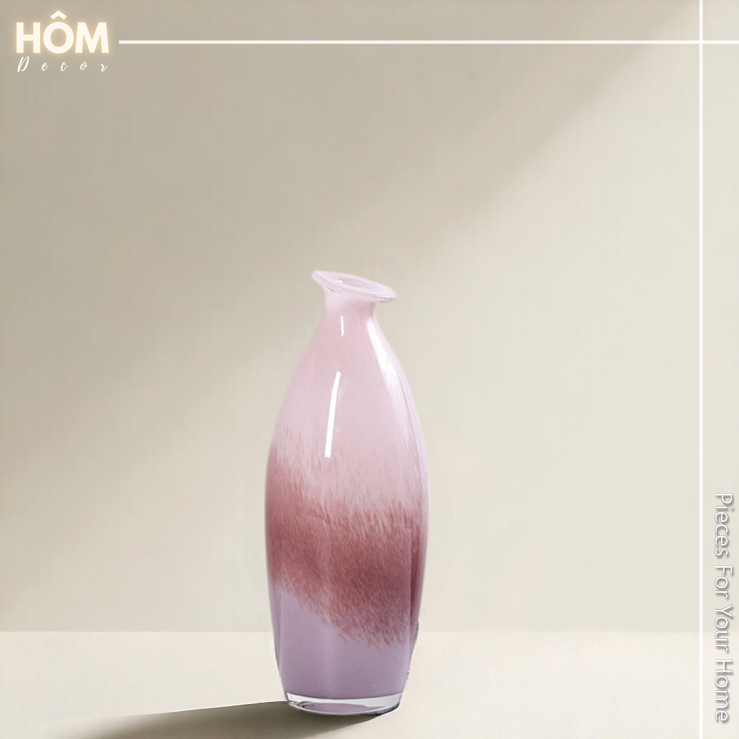 Bình Hoa Pink Gradient