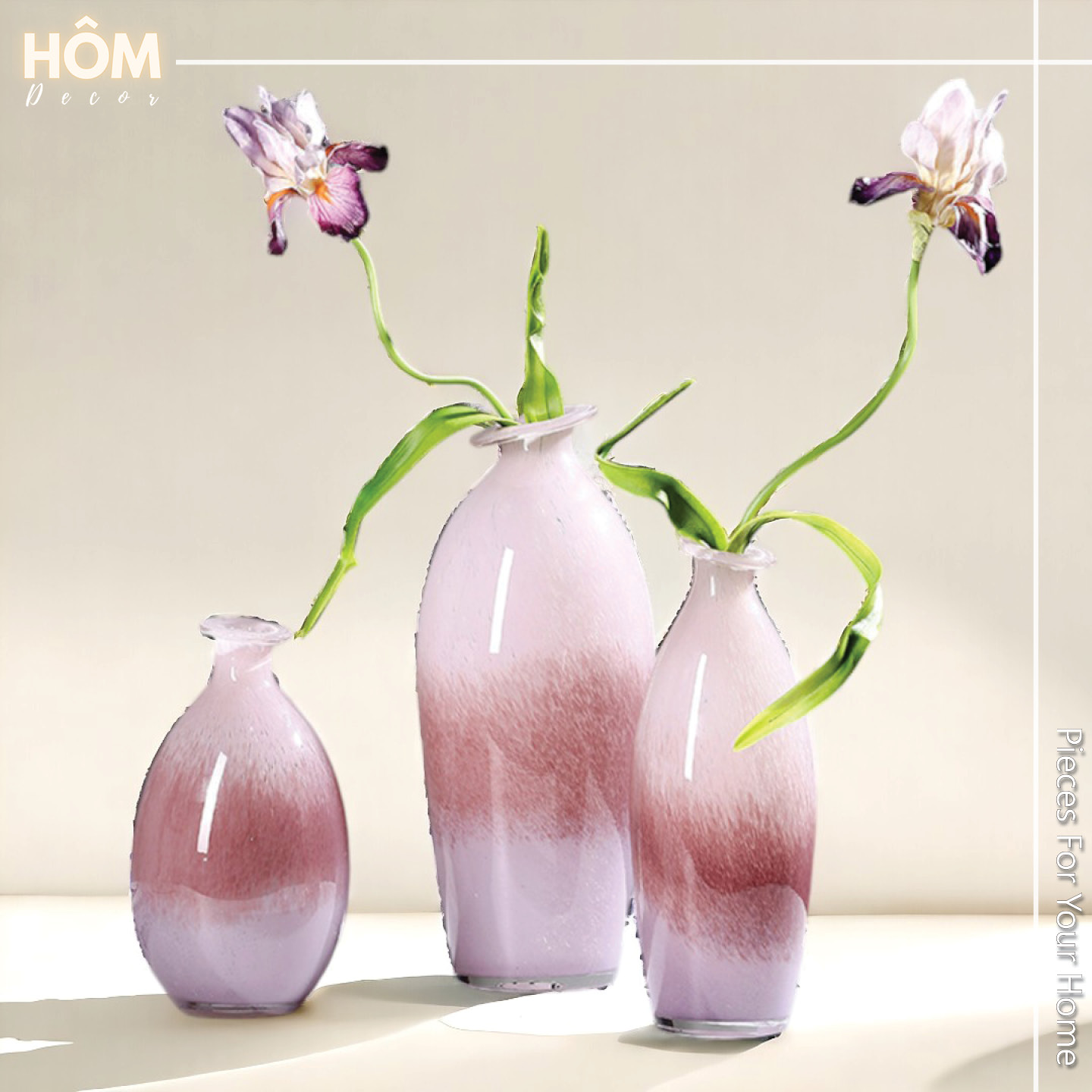 Bình Hoa Pink Gradient