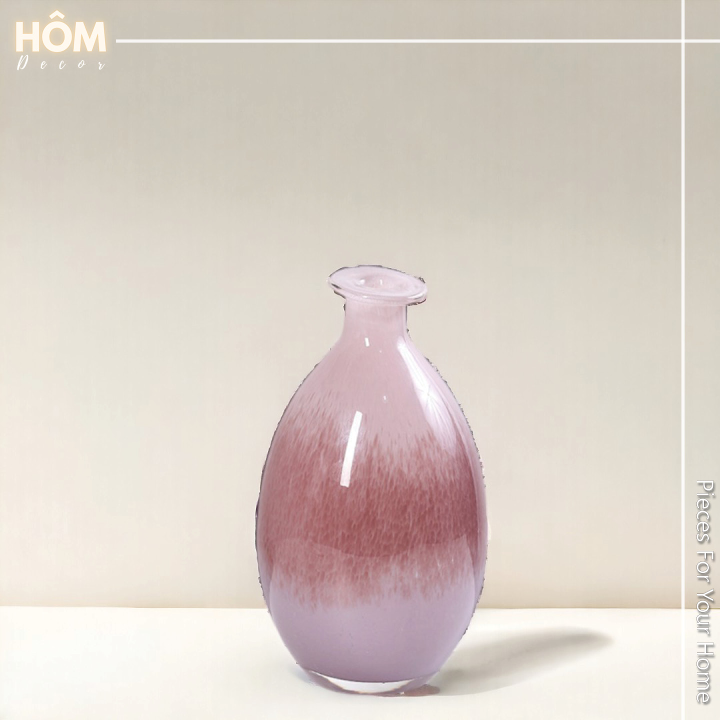 Bình Hoa Pink Gradient