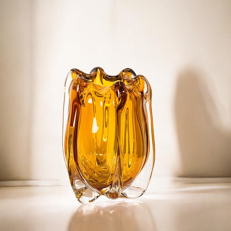 Bình hoa thủy tinh ống loe