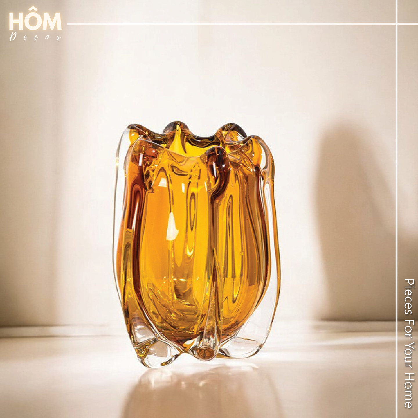 Bình hoa thủy tinh ống loe