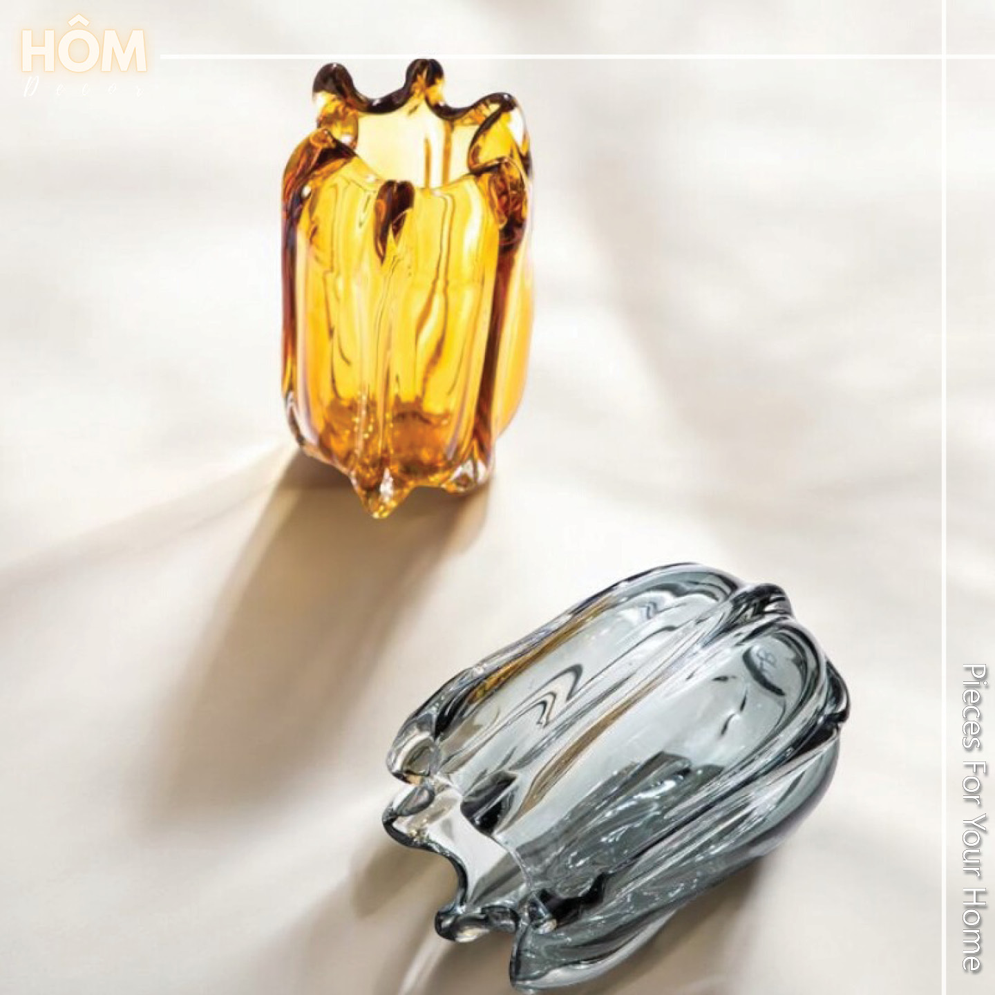 Bình hoa thủy tinh ống loe