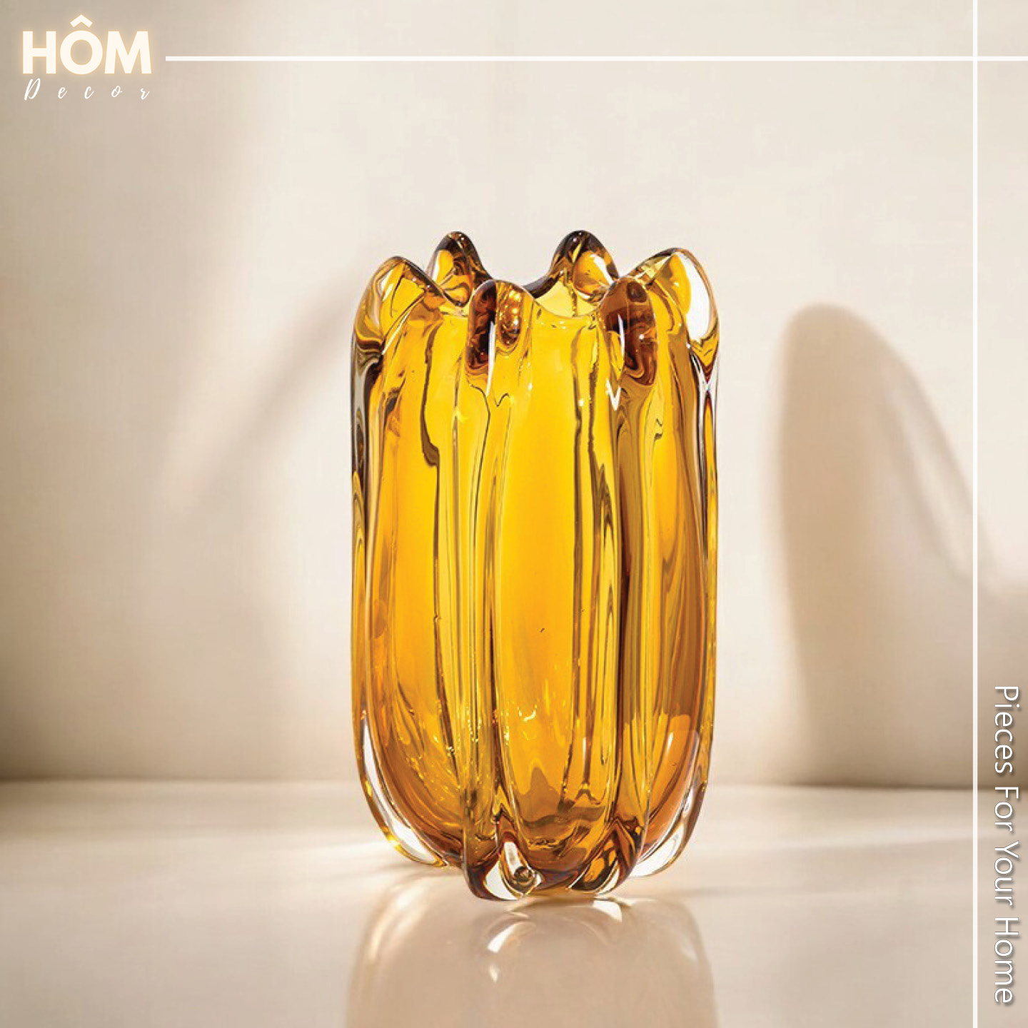 Bình hoa thủy tinh ống loe