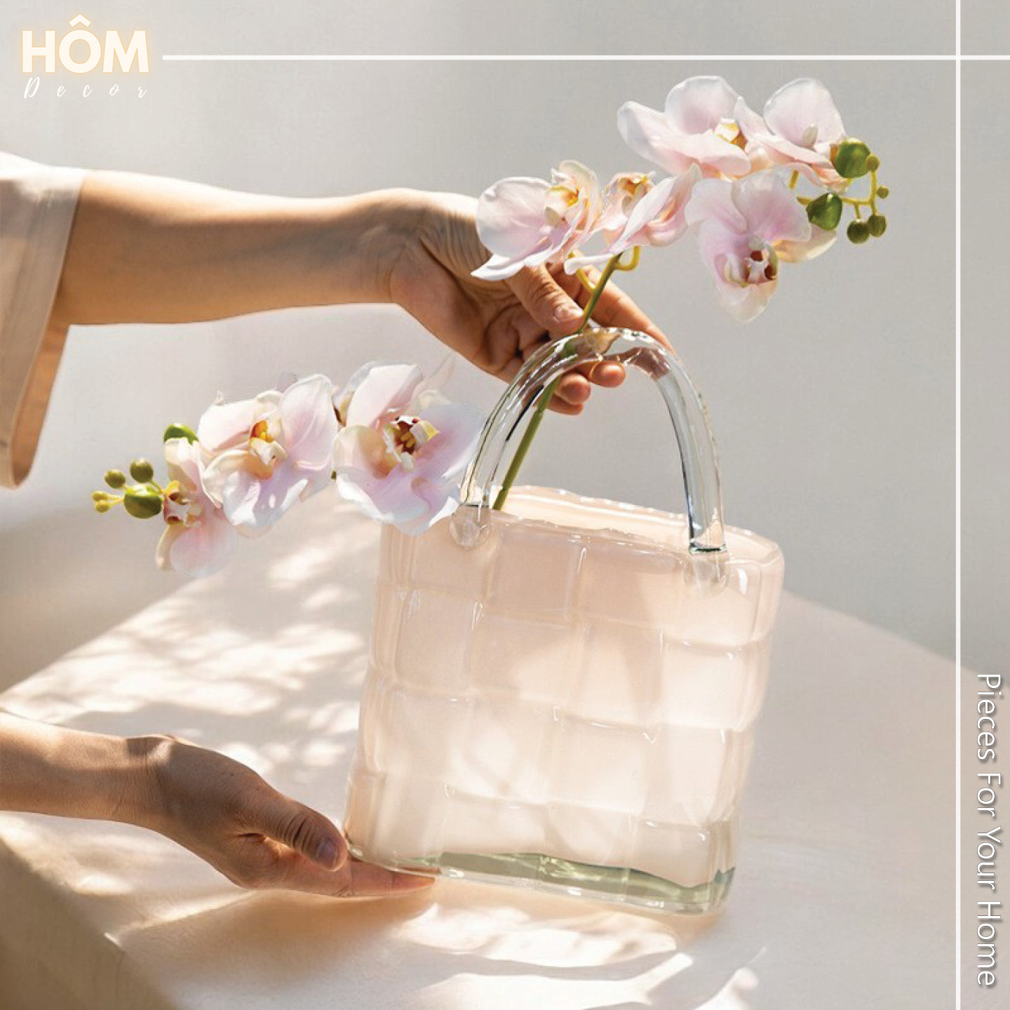 Bình hoa túi xách