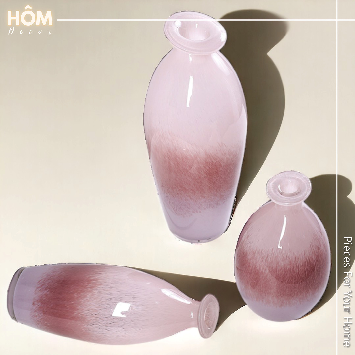 Bình Hoa Pink Gradient