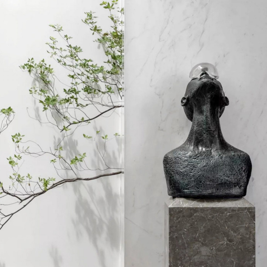 Tượng nghệ thuật thở oxy