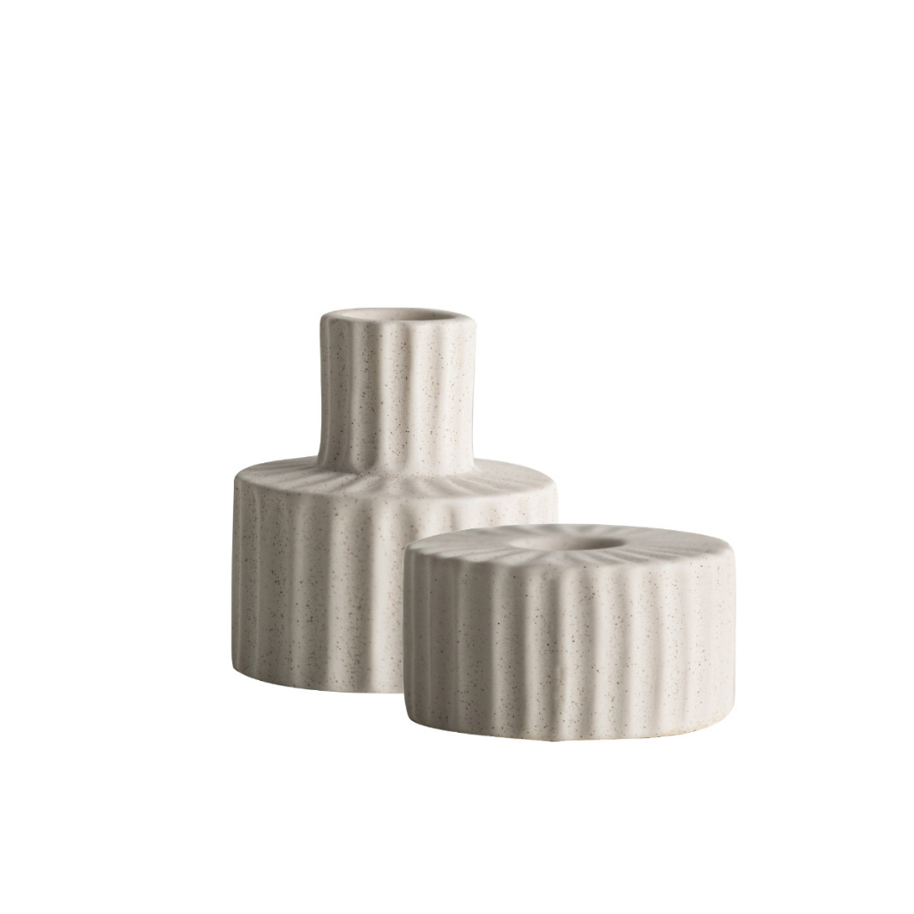 Đế sứ đỡ nến, đế nến trang trí bắc âu