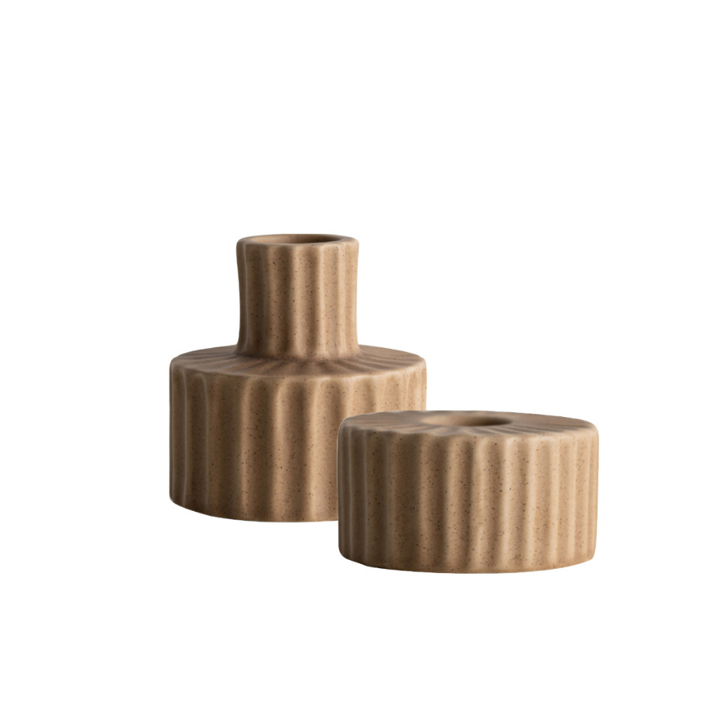 Đế sứ đỡ nến, đế nến trang trí bắc âu