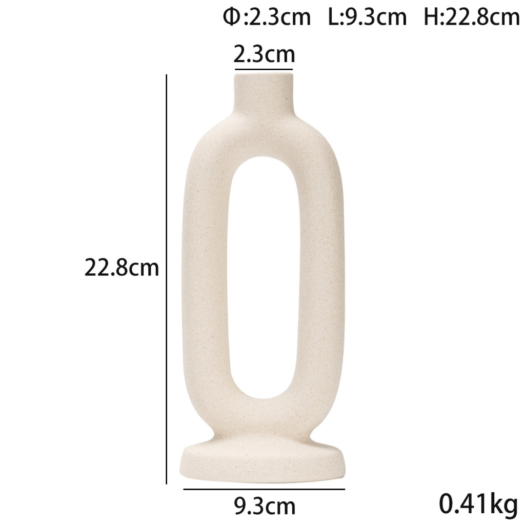 Chân nến gốm trang trí