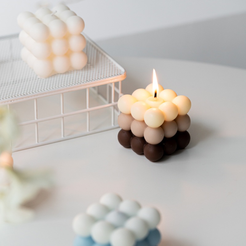 Nến thơm trang trí Rubik