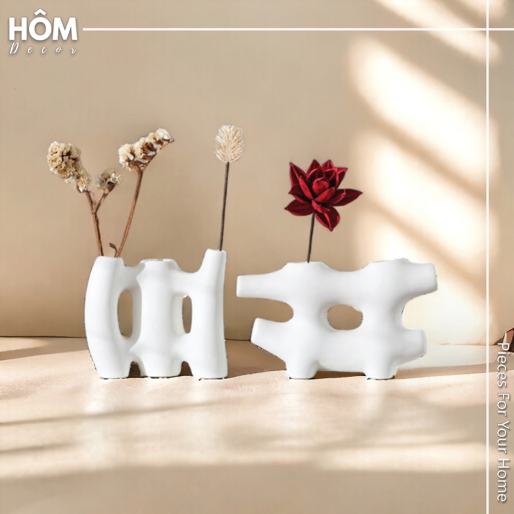 Bình gốm hình Chữ Thăng