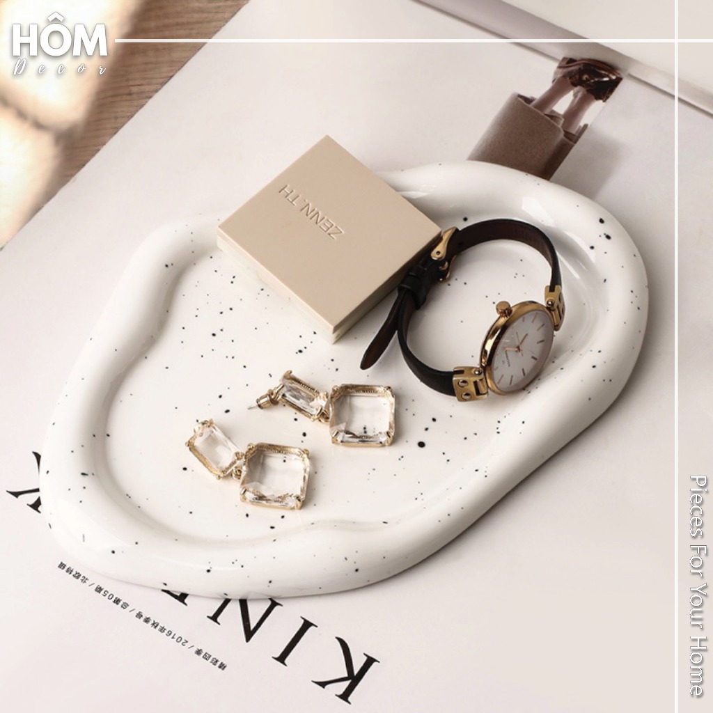 Khay/Dĩa đựng bánh, trái cây phong cách Châu Âu