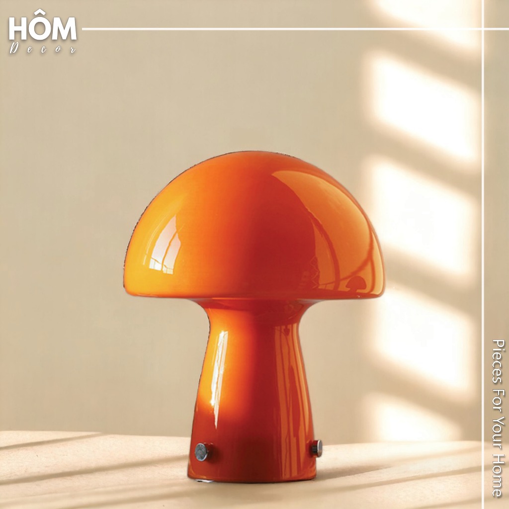 Đèn nấm để bàn phong cách hiện đại