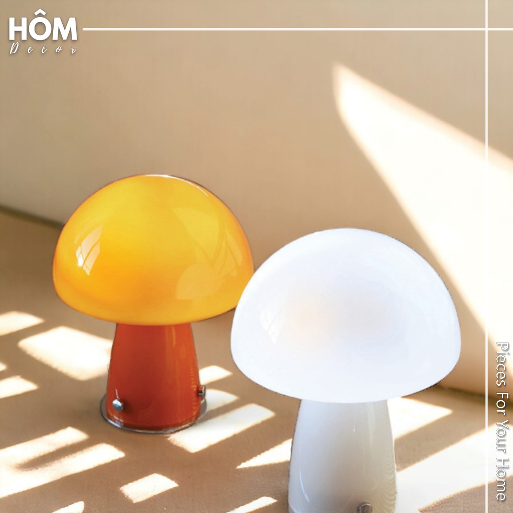Đèn nấm để bàn phong cách hiện đại