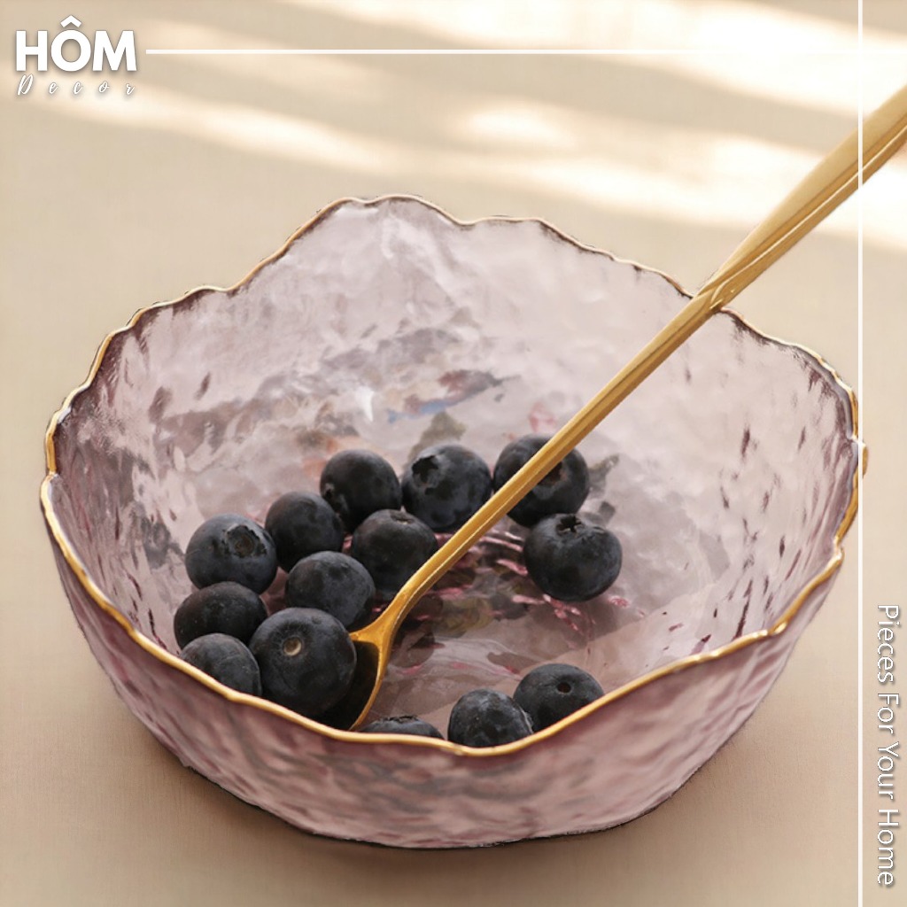 Bộ 3 Tô/Bát thủy tinh sang trọng