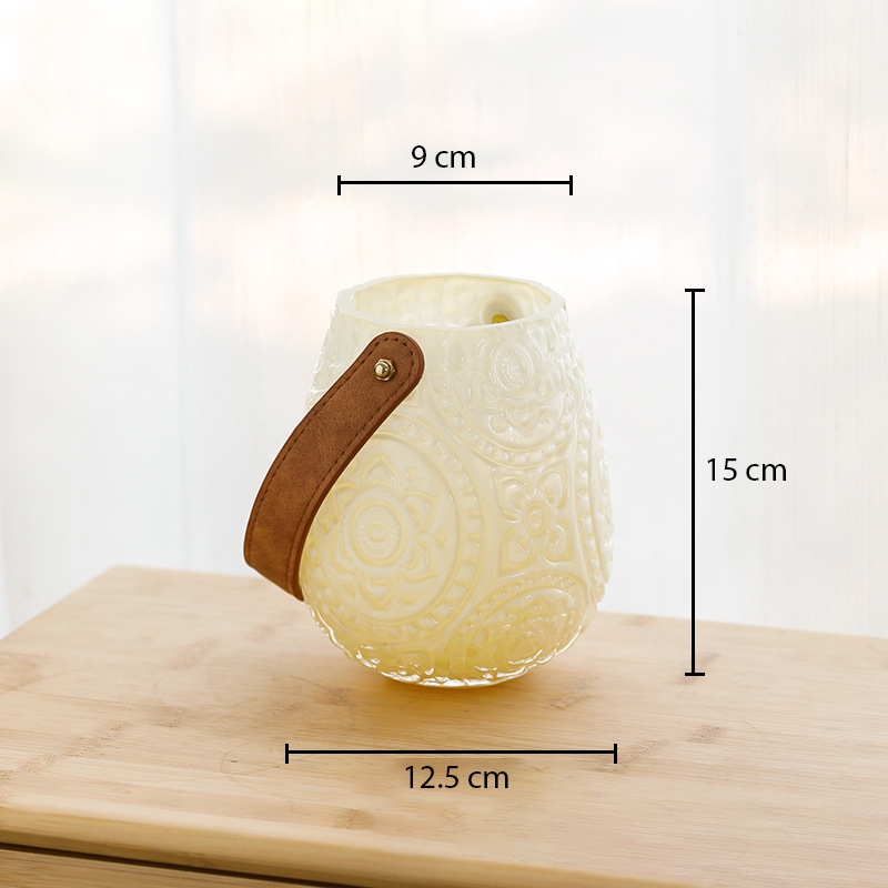 Bình hoa giỏ xách mini
