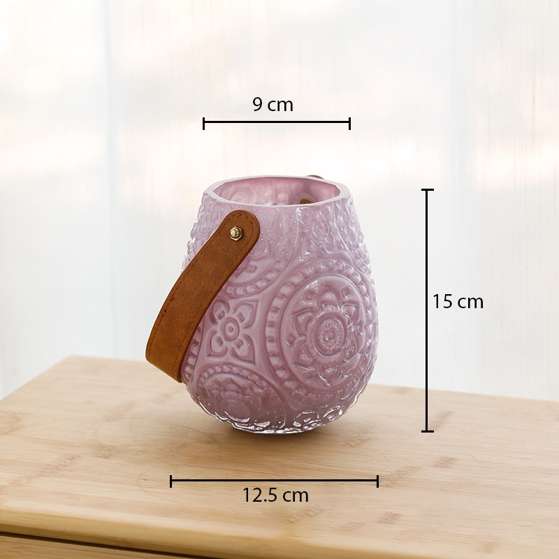 Bình hoa giỏ xách mini