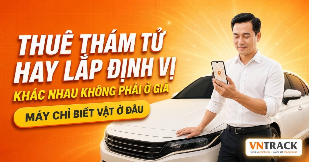 Thuê thám tử hay tự lắp định vị: so chi phí và giới hạn