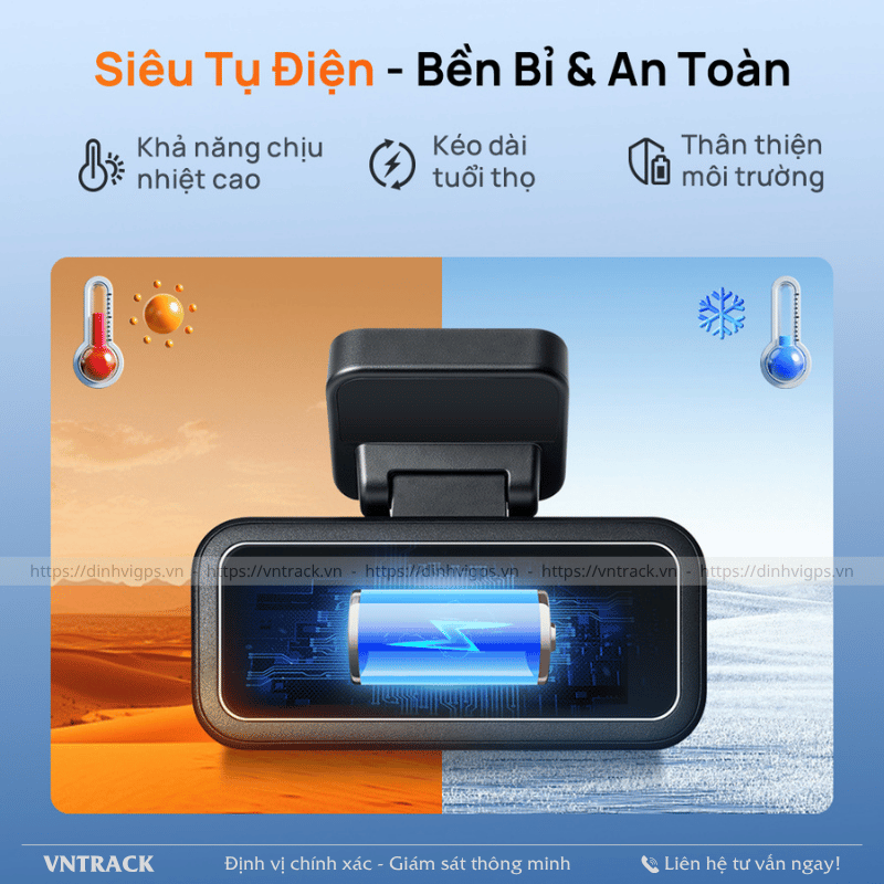 Camera hành trình 70mai A410 Neo trang bị siêu tụ điện thay cho pin cúc áo truyền thống