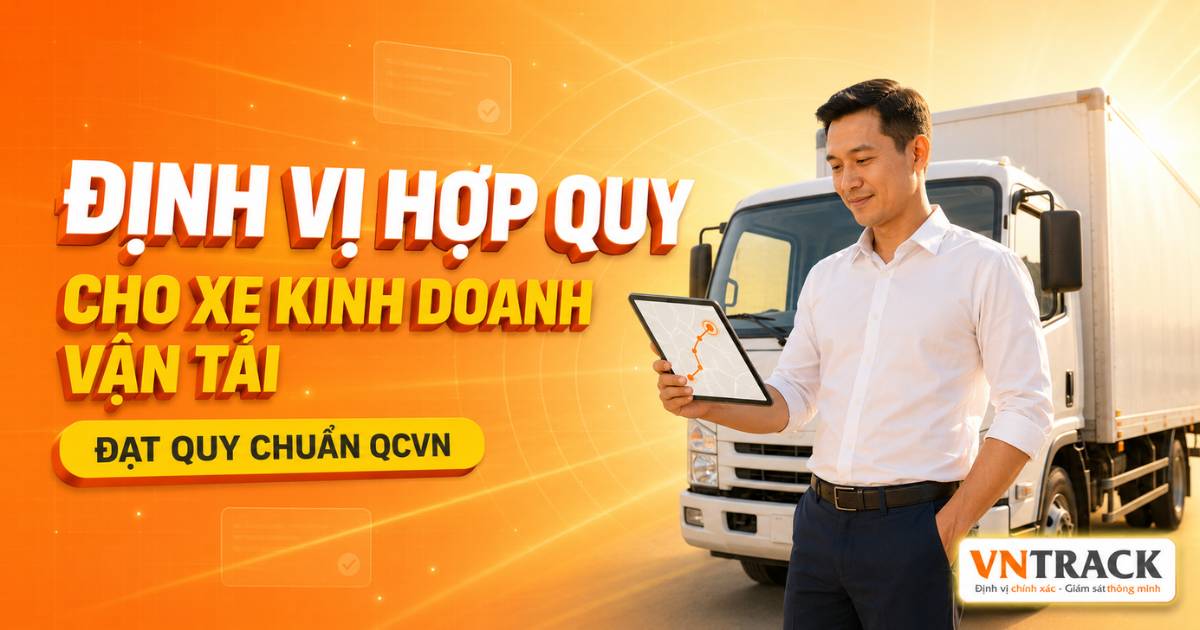 Thiết bị giám sát hành trình hợp quy cho xe kinh doanh vận tải, đạt quy chuẩn QCVN