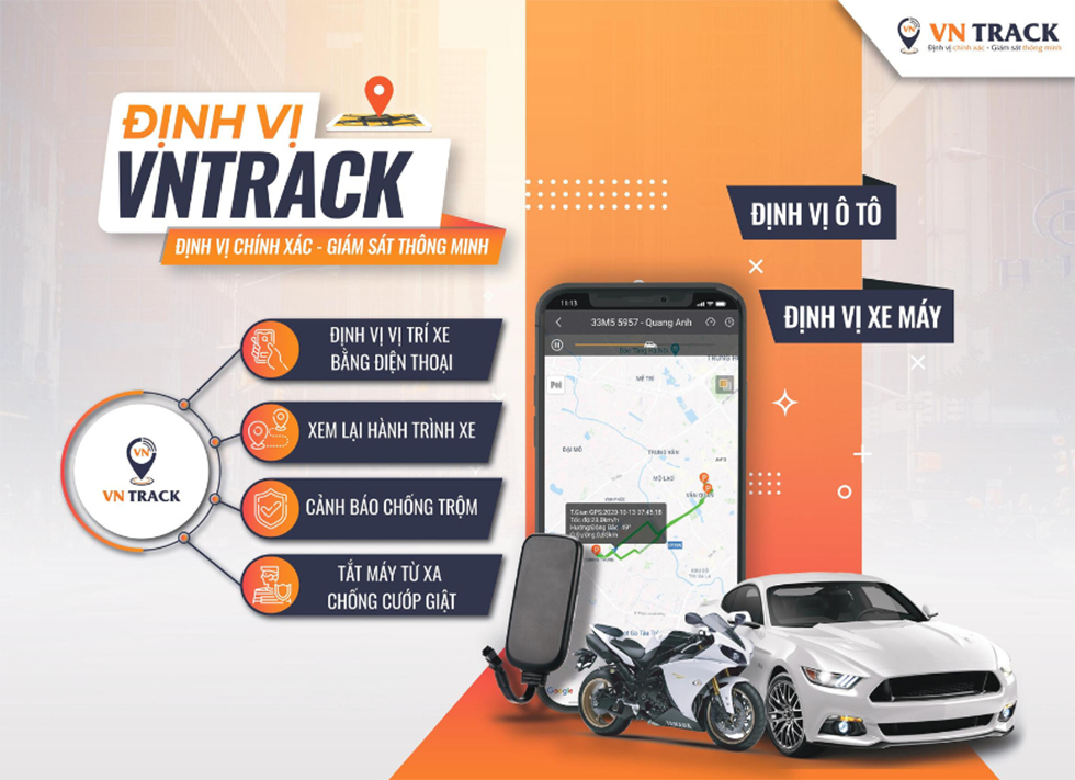 Vntrack - địa chỉ uy tín gắn định vị xe ô tô
