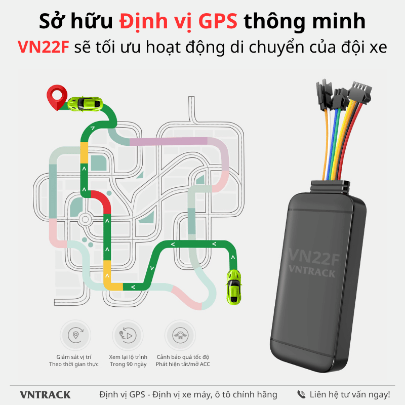Sở hữu ngay Vn22F thông minh giúp tối ưu hoạt động của đội xe