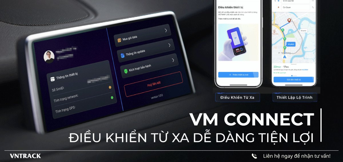 Ứng dụng VM Connect điều khiển Vietmap BS10 Lite và đặt lộ trình từ điện thoại