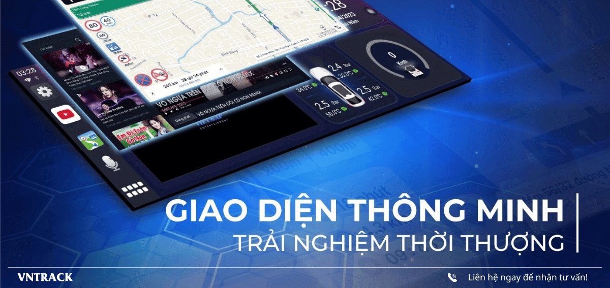 Màn hình zin của xe chạy giao diện Android sau khi lắp Vietmap BS10 Lite