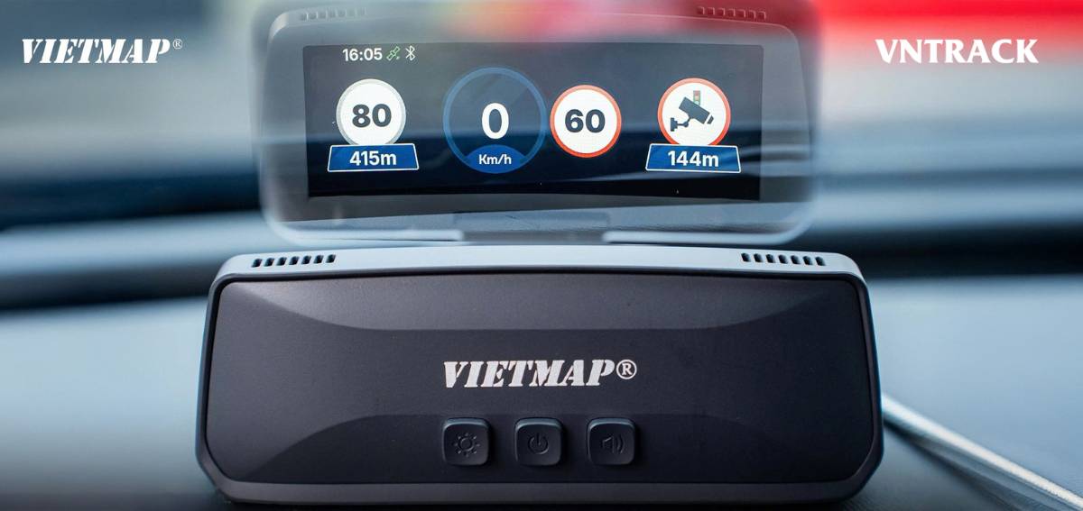 Vietmap H50 rõ cảnh báo